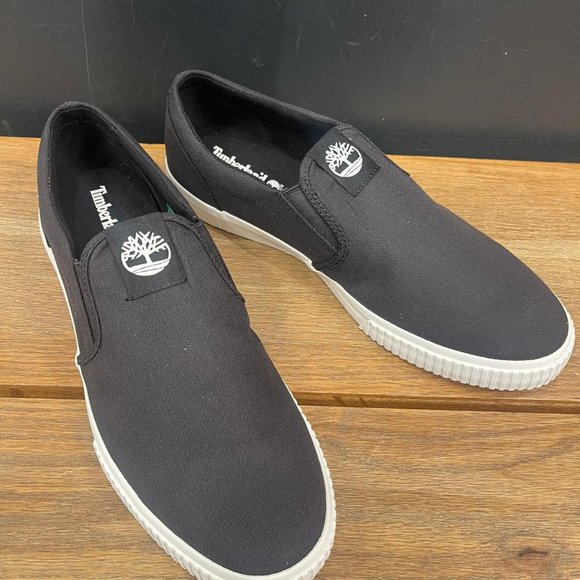 TIMBERLAND MEN\'S MYLO BAY LOW SLIP ON SNEAKER BLACK CANVAS A662W ALL SIZES main image 7